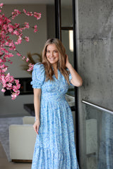 Leona Dress - Sky Blue