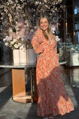 Aurora Dress - Sunset Garden