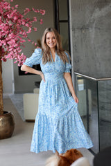 Leona Dress - Sky Blue