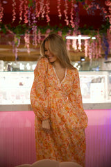 Aurora Dress - Sunset Garden