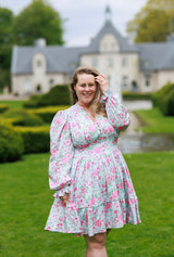 Aliya Dress - Rosy Blue