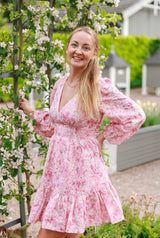 Aurora Dress - Cherry Bloom - Kort
