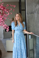 Leona Dress - Sky Blue
