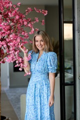 Leona Dress - Sky Blue