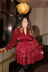 Eline - Burgundy Shiny Rebel