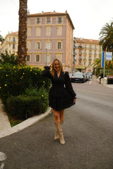 Eline Dress - Black Embroidery