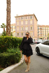 Eline Dress - Black Embroidery
