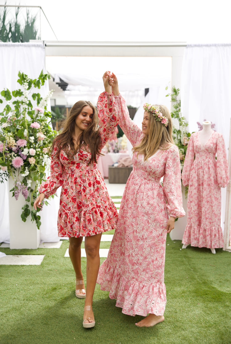 Aurora Dress - Cherry Bloom