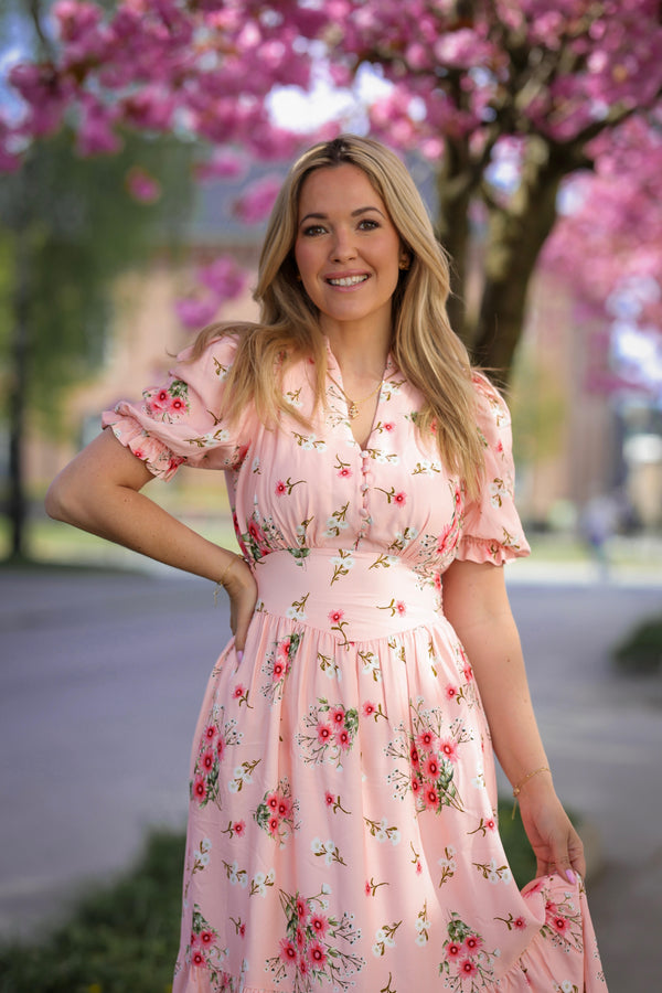 Leona Dress - Spring Blush