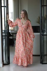 Aurora Dress - Sunset Garden