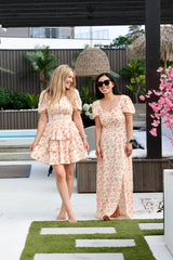 Caroline Dress - Faded Garden