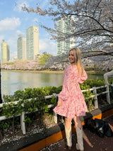 Aurora Dress - Cherry Bloom - Kort