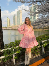 Aurora Dress - Cherry Bloom - Kort