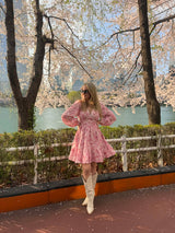 Aurora Dress - Cherry Bloom - Kort
