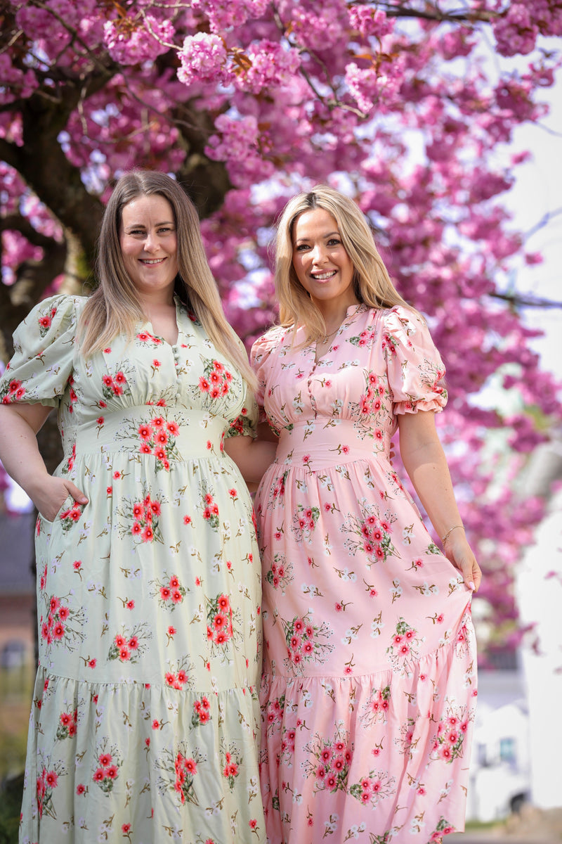 Leona Dress - Spring Blush